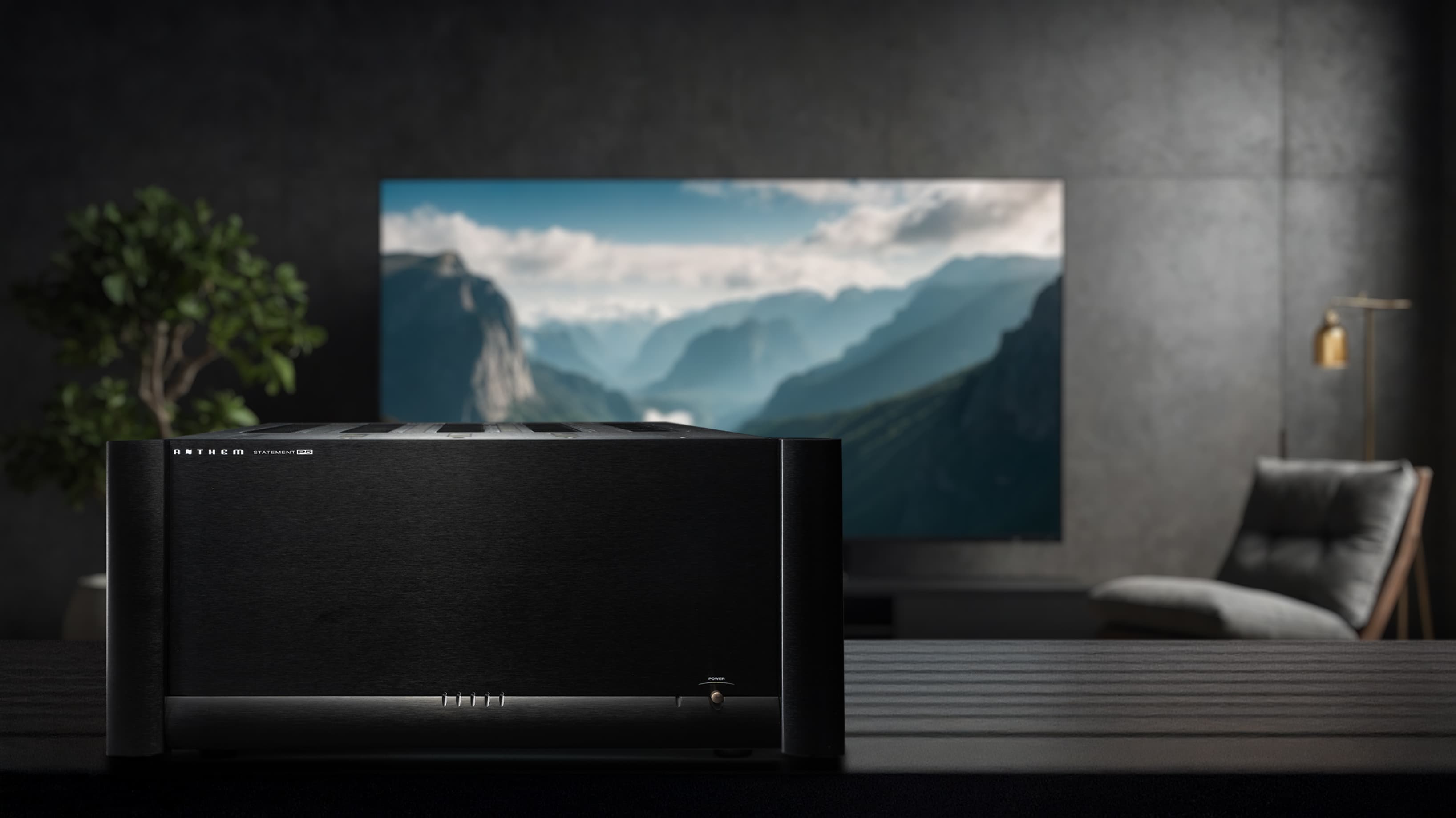 Lifestyle image of the Statement P5 amplifier